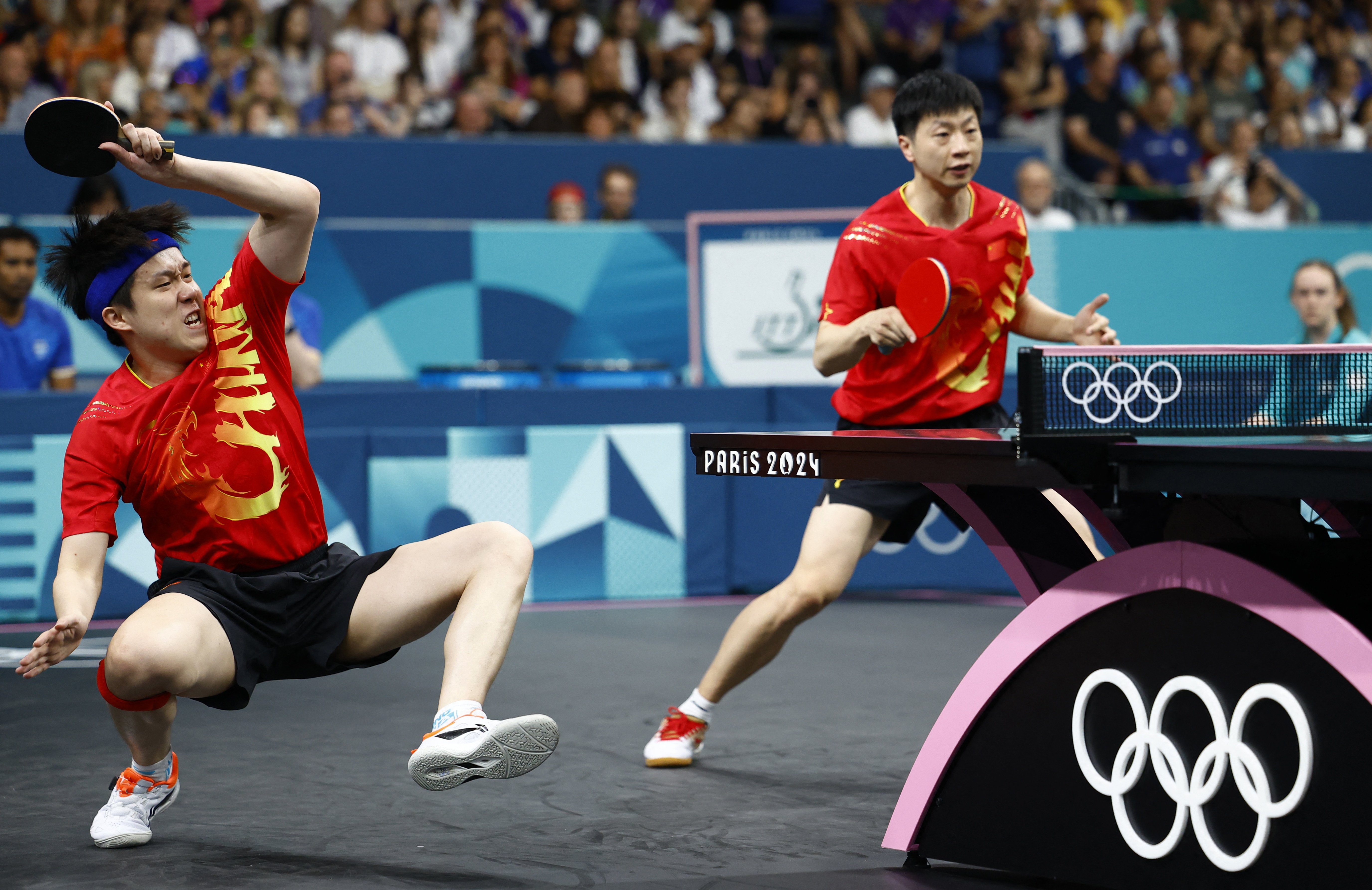 德国队险胜中国队，马龙状态火热